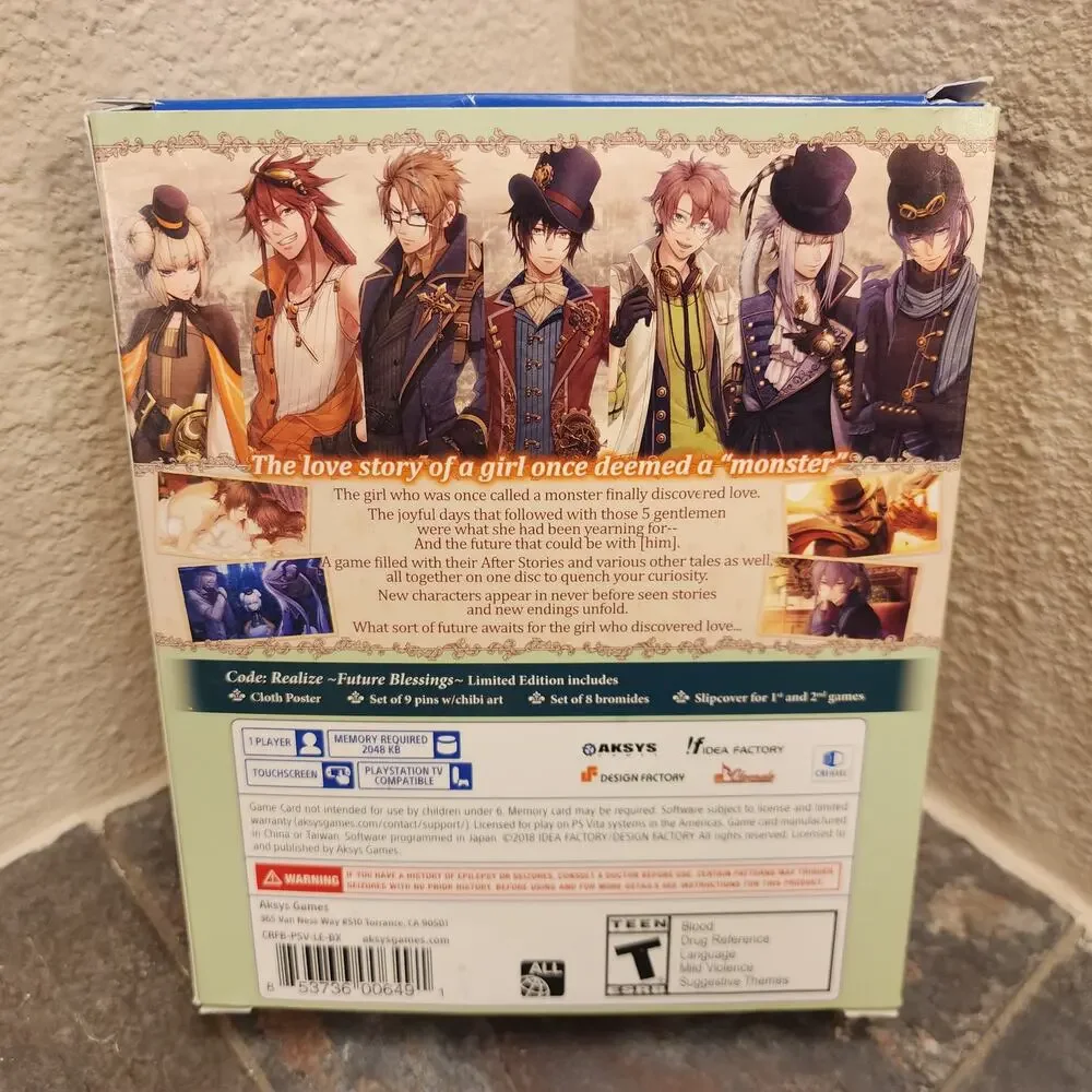 Game - Code: Realize, Future Blessings [Limited Edition] - PS VITA